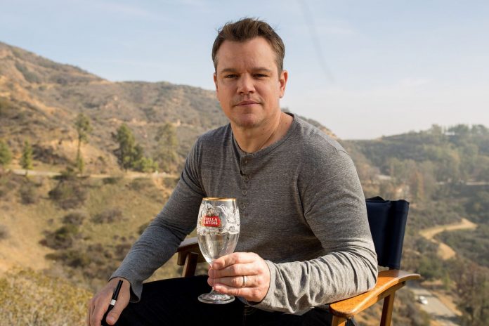 Matt Damon-stella artois-payez un verre Matt Damon-stella artois-payez un verre