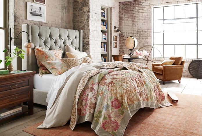 pottery-barn-chambre-fleurie
