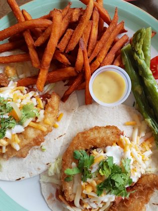 fish tacos, restaurant Green House, St-Martin