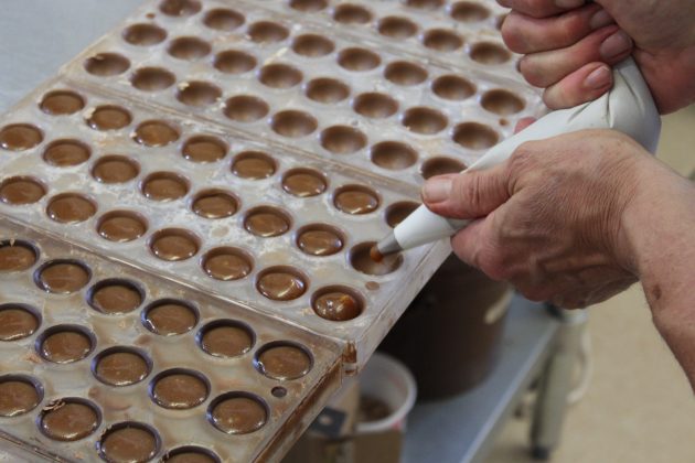 chocolaterie, moulage