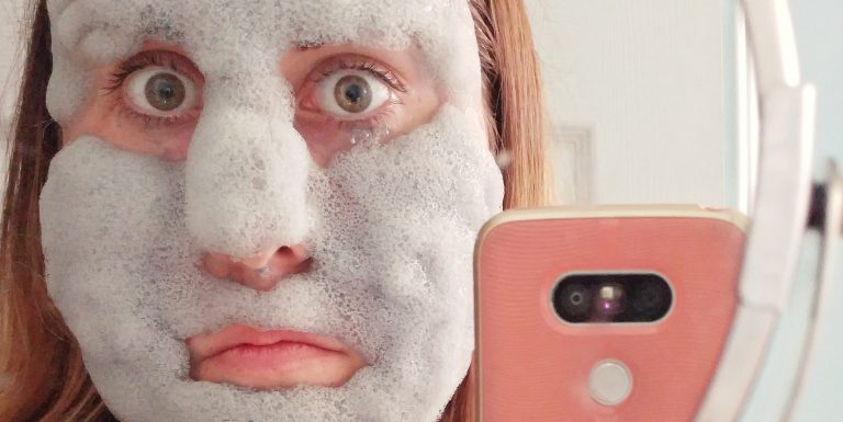 Masque d'argile moussant