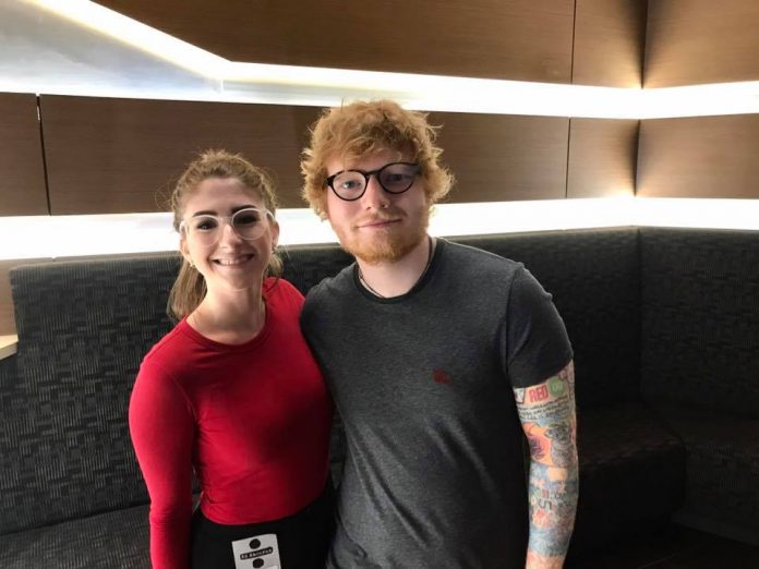 Ed Sheeran et Audrey-Anne