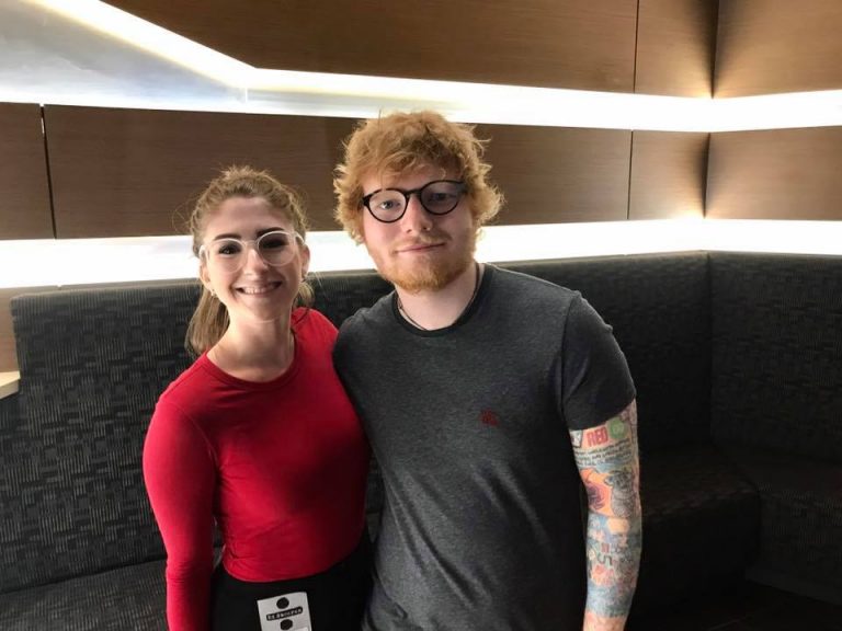 Ed Sheeran et Audrey-Anne