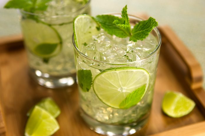 Cocktail mojito, rhum