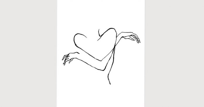 FredericForest_Grammatical_MinimalDrawingArt_50x70cm_SelfLoveWoman_Neutral